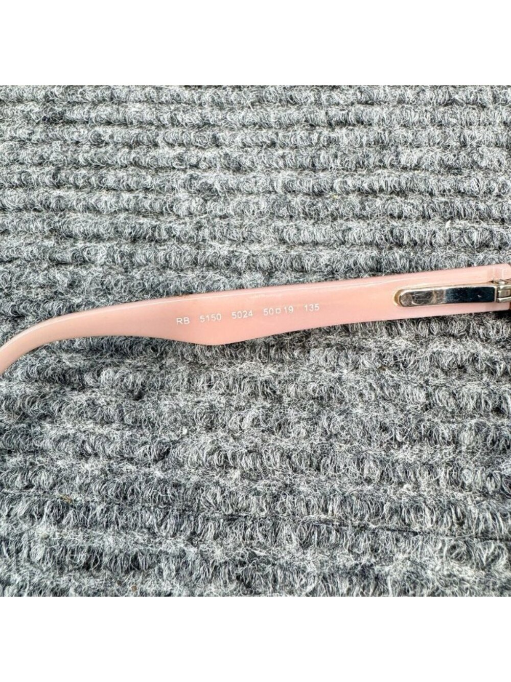 Ray-Ban Eyeglass Frames RB 5150 5024 Black Pink Womens Rectangular 50-19-135 - Picture 9 of 13